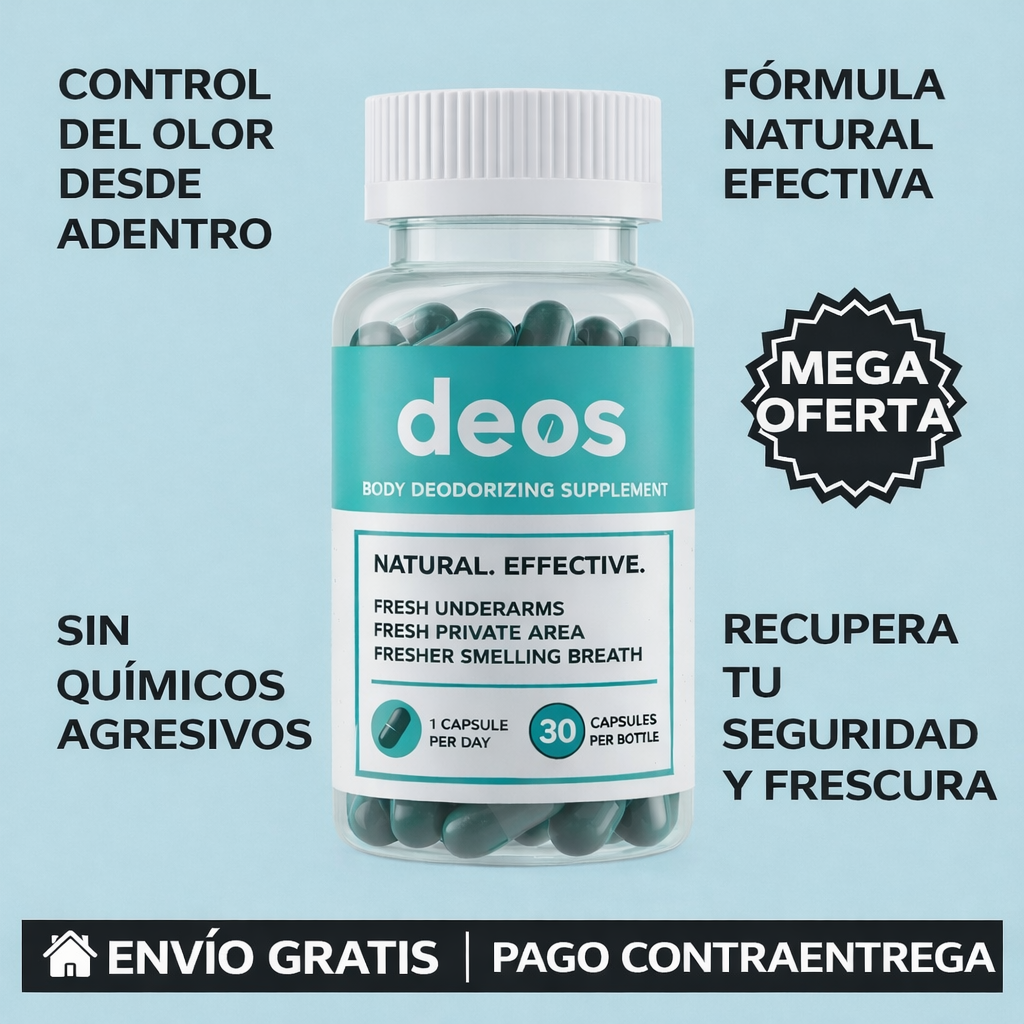Deos: Bienestar interno, olor corporal controlado